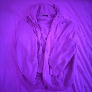 brandy melville zip up oversized